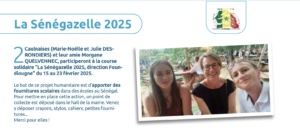 Article Mag de Caulnes La Sénégazelle 2025
