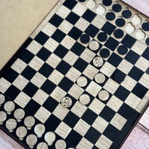 Jeu de voyage en bois (mdf) Les Dames Les Scrapouz