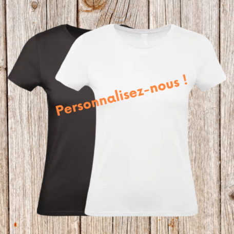 Tee-Shirt Femme à personnaliser TSFCB220 - Les Scrapouz