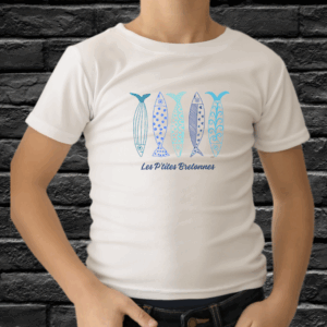 Tee-shirt Blanc Les P'tites Bretonnes - Enfant2 - Les Scrapouz