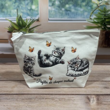 Trousse Coton Chatons - Les Scrapouz