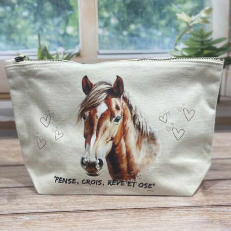 Trousse Coton Tête de Cheval - Les Scrapouz