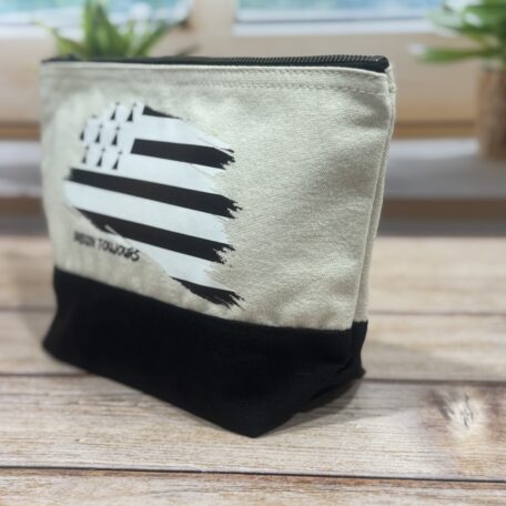 Trousse Coton noir:écru - Gwen A Du 2 - Les Scrapouz