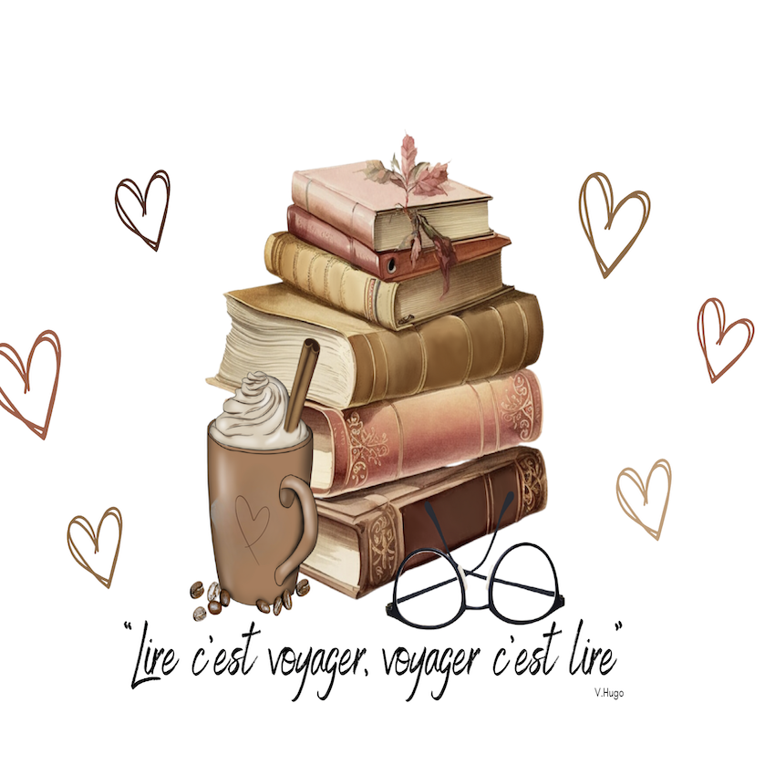 Visuel -Voyager c'est lire - Les Scrapouz Visuel -Voyager c'est lire - Les Scrapouz