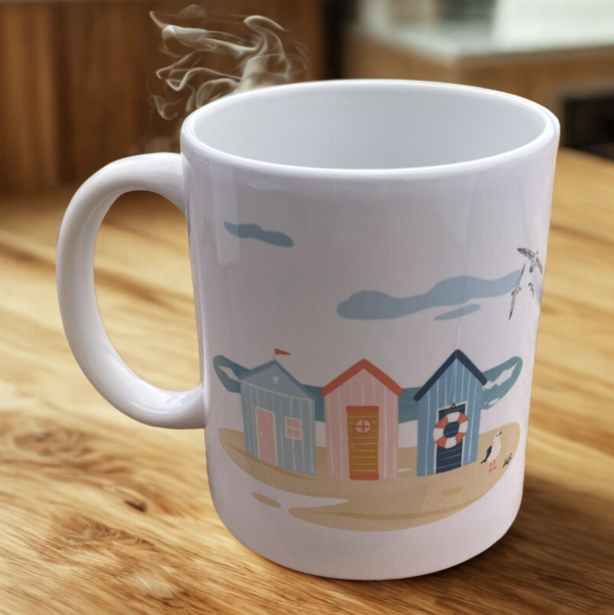 Mug Cabines de Plage - Les Scrapouz Mug Cabines de Plage - Les Scrapouz